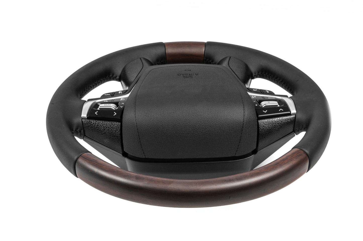 Heated steering wheel (dark wood) for Toyota Land Cruiser 200 2007-2021 - image 5