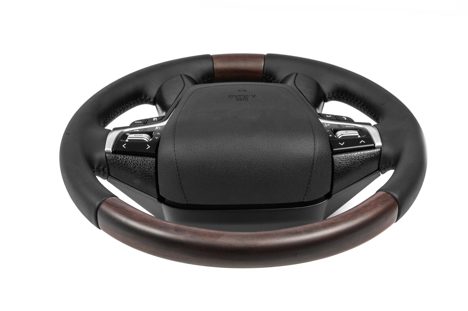 Heated steering wheel (dark wood) for Toyota Land Cruiser 200 2007-2021 - image 5