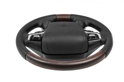 Heated steering wheel (dark wood) for Toyota Land Cruiser Prado 150 2009-2023 - image 5