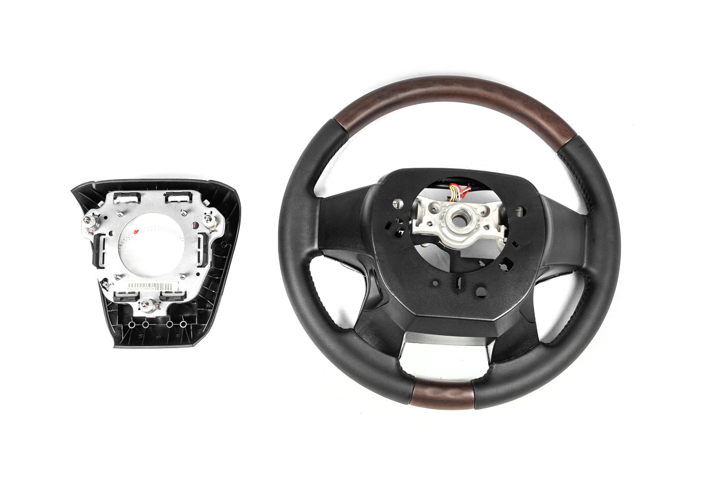 Heated steering wheel (dark wood) for Toyota Land Cruiser Prado 150 2009-2023 - image 9