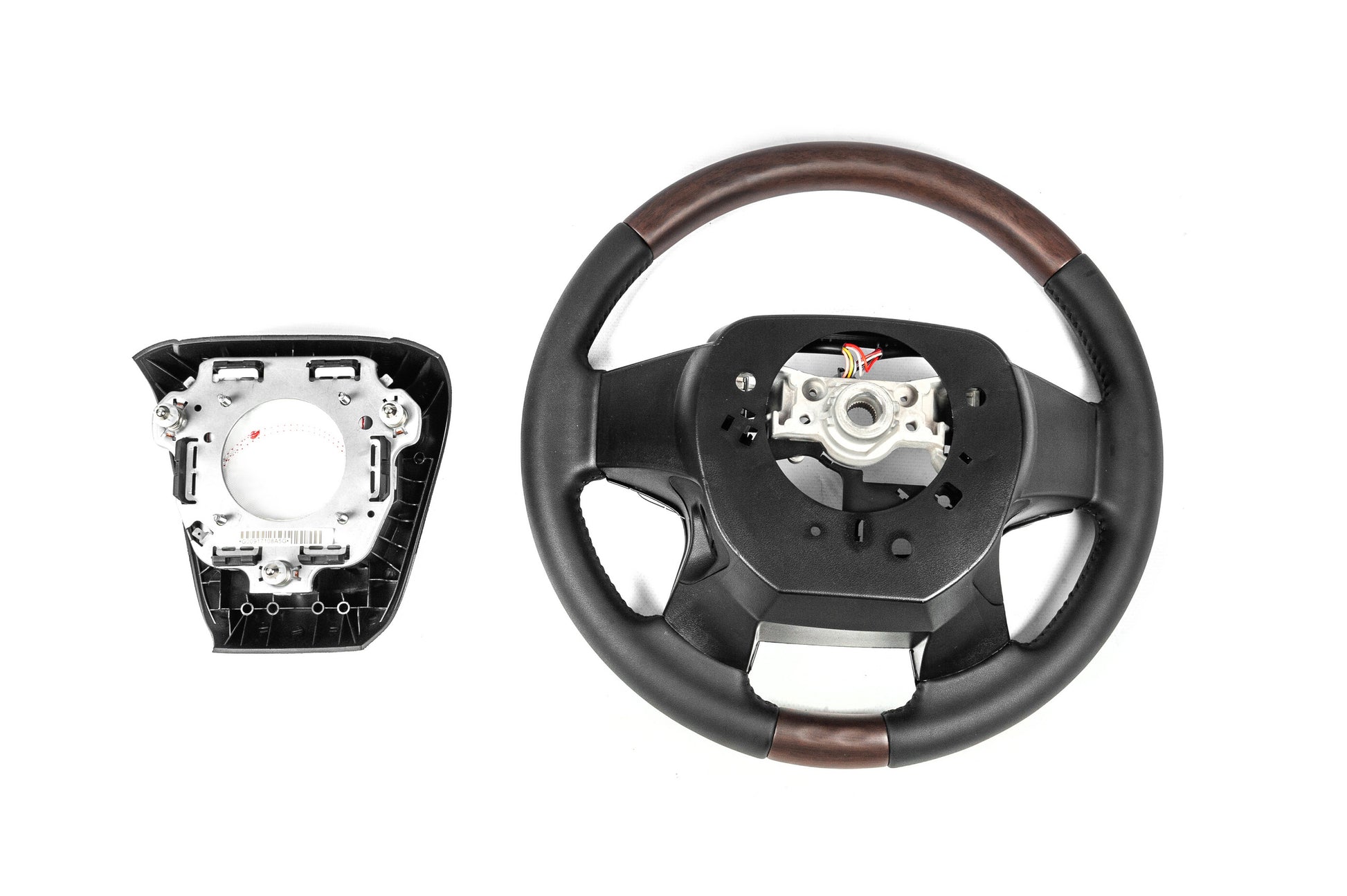 Heated steering wheel (dark wood) for Toyota Land Cruiser Prado 150 2009-2023 - image 9