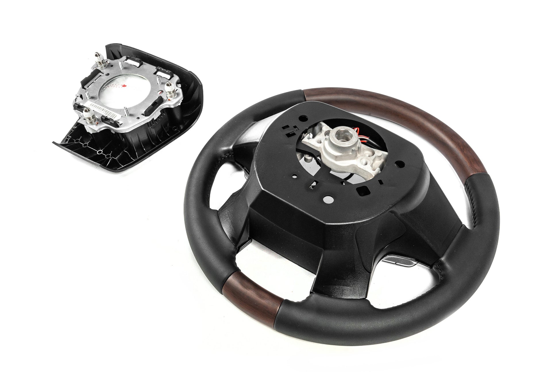 Heated steering wheel (dark wood) for Toyota Land Cruiser Prado 150 2009-2023 - image 10