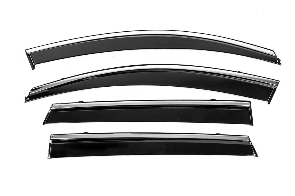 Window Deflectors with Chrome Trim Niken Luxury (4 pcs) for Kia Sorento III UM 2014-2020 - image 2
