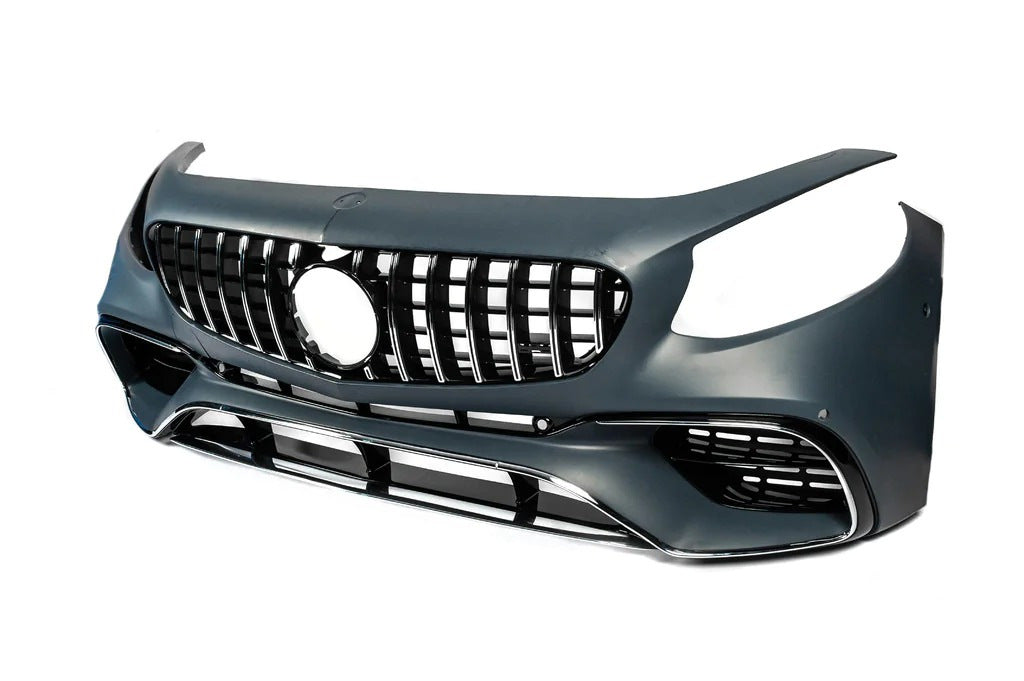 Front bumper assembly S63 AMG for Mercedes S-class C217 Coupe 2014-2020 - image 3