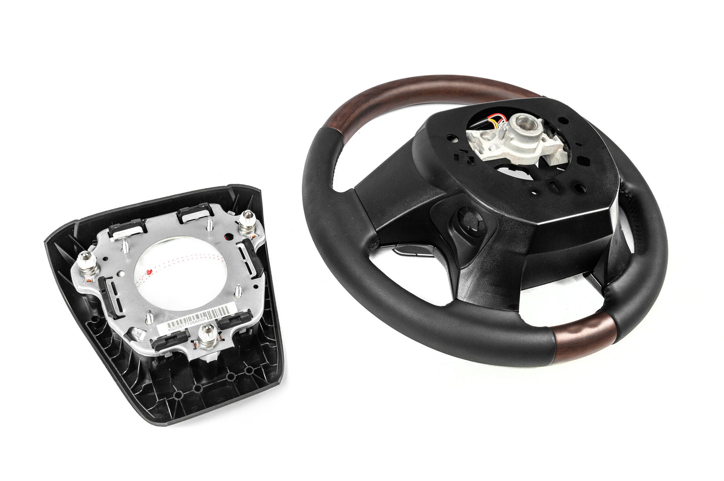Heated steering wheel (dark wood) for Toyota Land Cruiser Prado 150 2009-2023 - image 11