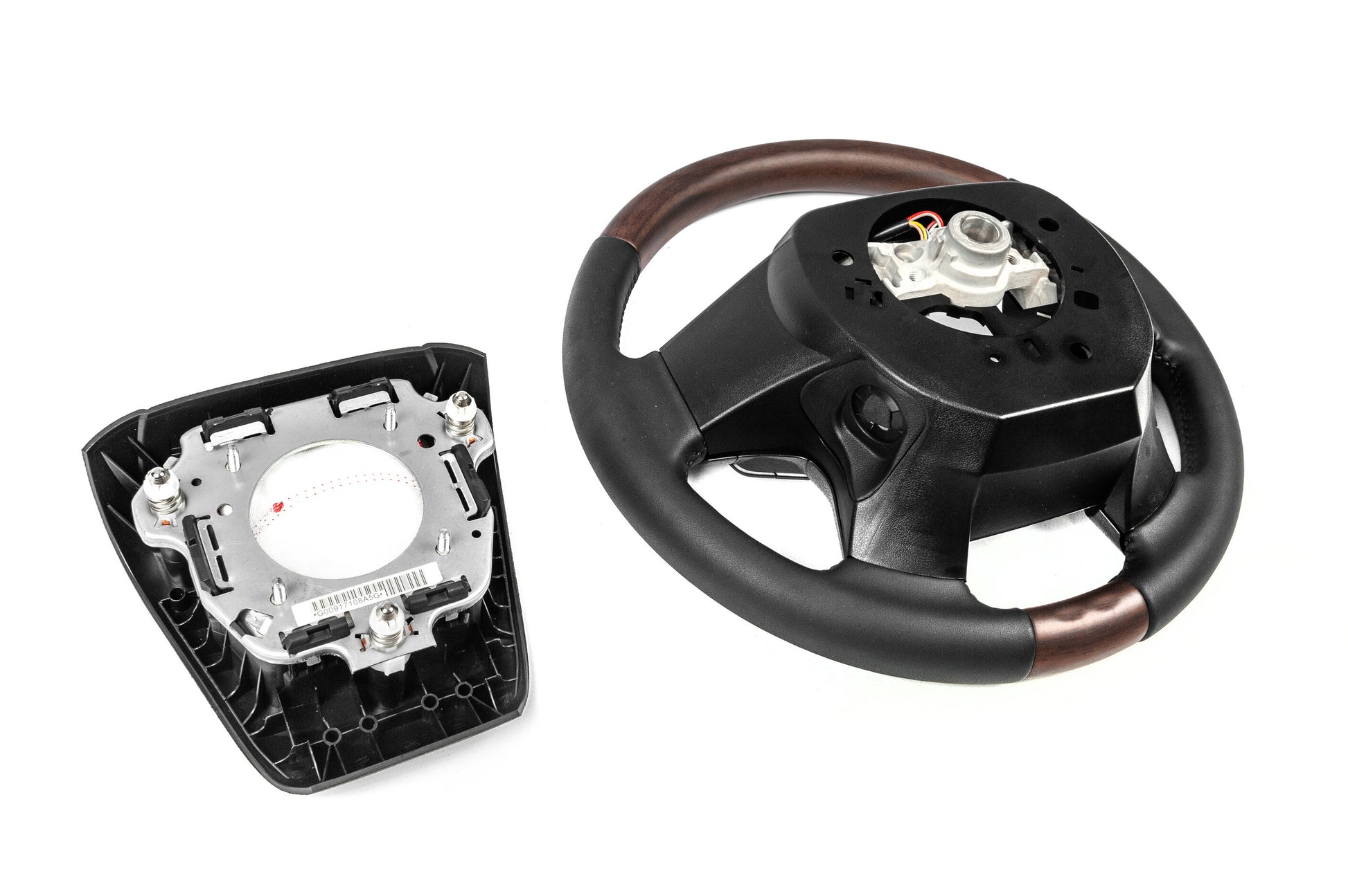Heated steering wheel (dark wood) for Toyota Land Cruiser Prado 150 2009-2023 - image 11