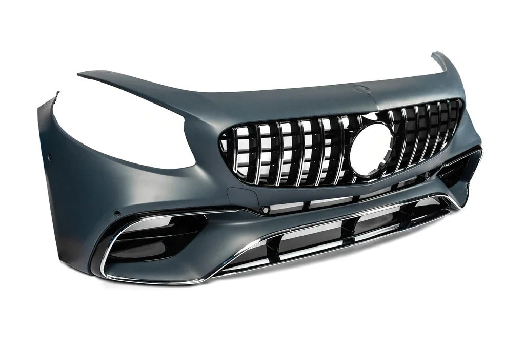 Front bumper assembly S63 AMG for Mercedes S-class C217 Coupe 2014-2020 - image 2