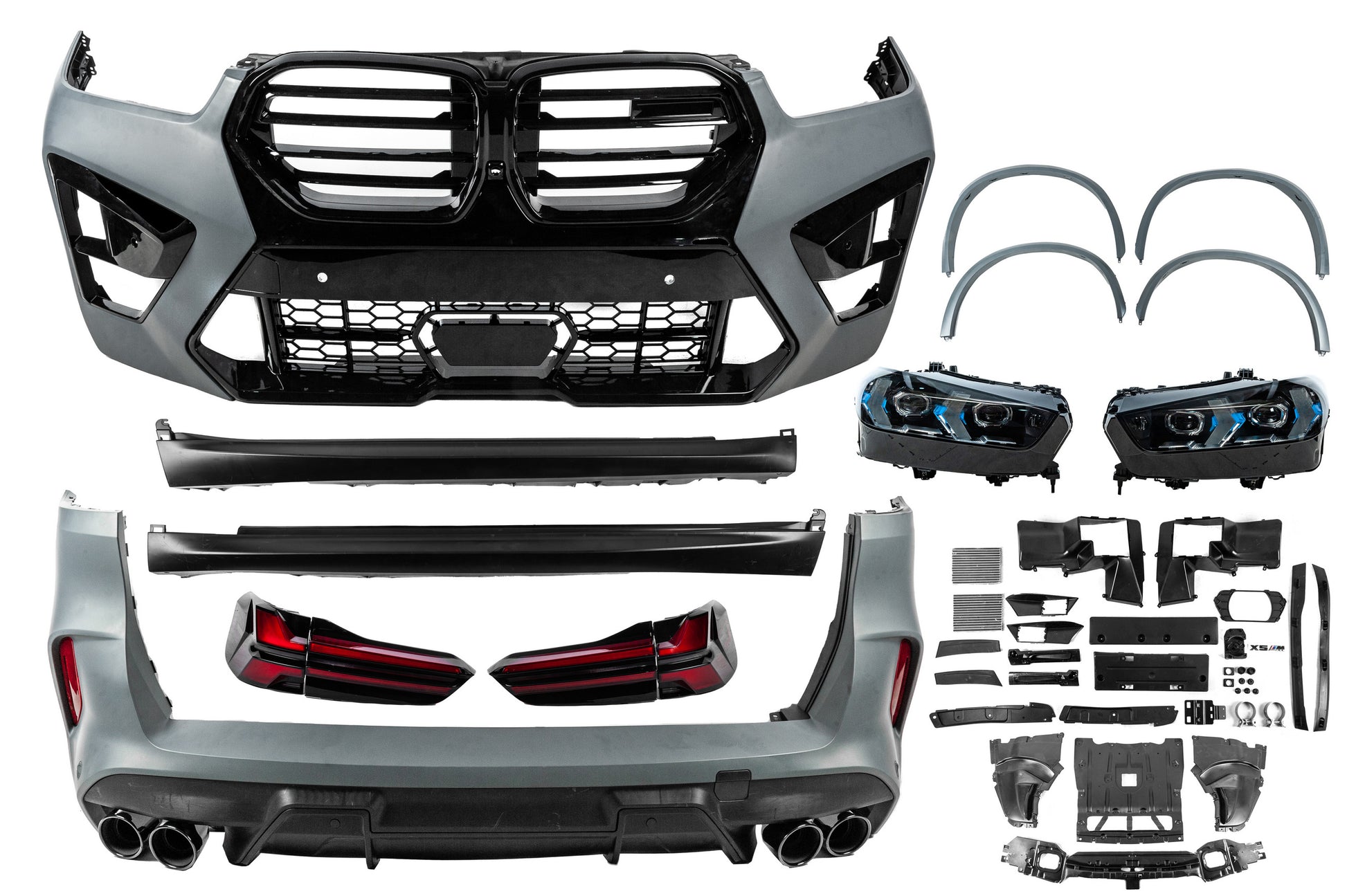 Facelift Body Kit to X5M F95 LCI for BMW X5 G05 2019- - image 2