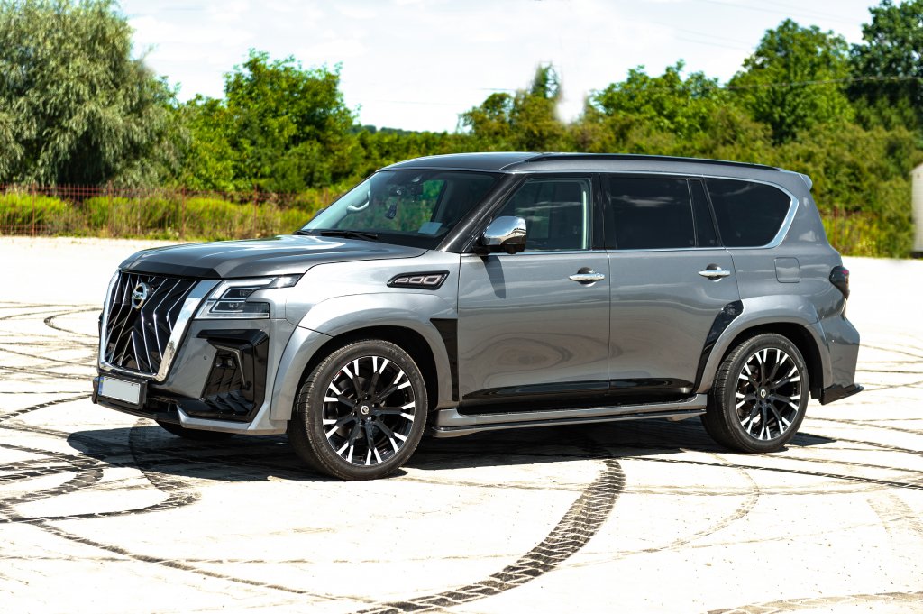 Body Kit Set (Black Hawk Edition) for Nissan Patrol Y62 2010-2024 - image 9