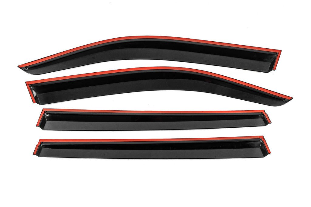 Window Deflectors with Chrome Trim Niken Luxury (4 pcs) for Mercedes EQB 2021- - image 3