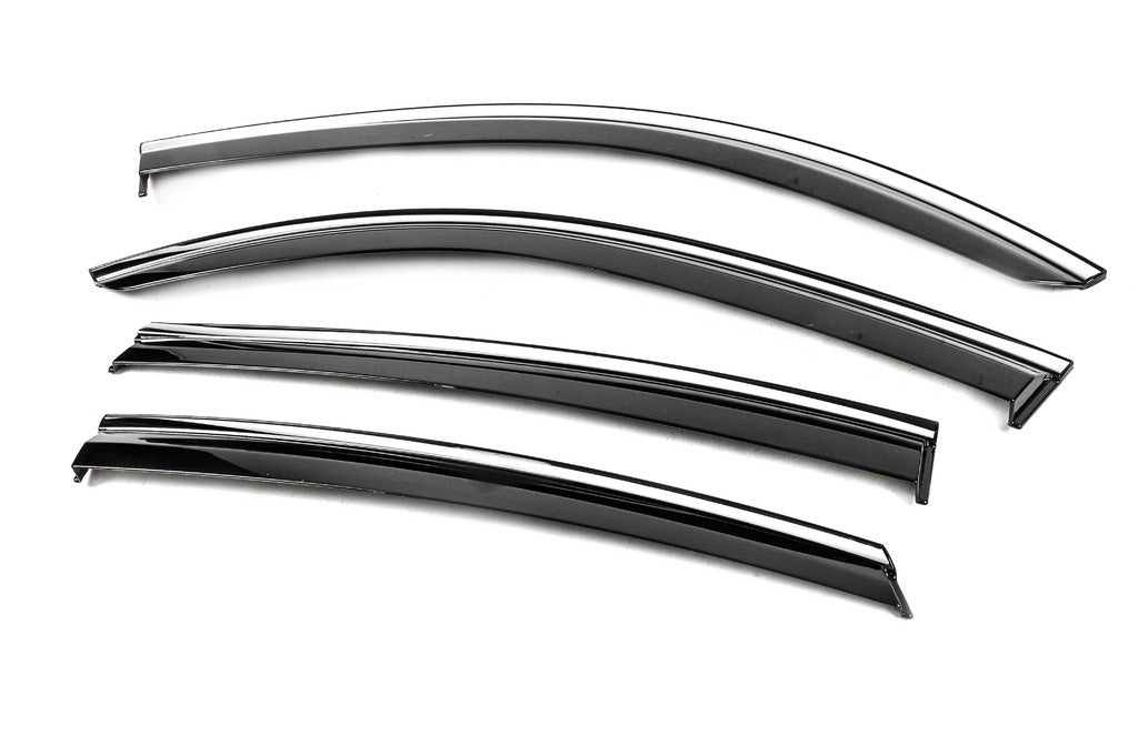 Window Deflectors with Chrome Trim Niken Luxury (4 pcs) for Mercedes GLE coupe C292 2015-2019 - image 2