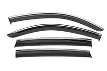 Window Deflectors with Chrome Trim Niken Luxury (4 pcs) for Mercedes EQC 2019-2023 - image 1