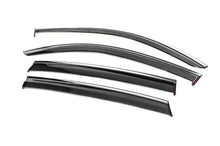 Window Deflectors with Chrome Trim Niken Luxury (4 pcs) for Mercedes EQC 2019-2023 - image 2