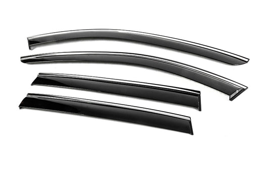 Niken Luxury chrome windbreakers (4 pcs) for Mazda CX-50 - image 2