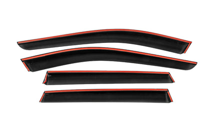 Window Deflectors with Chrome Trim Niken Luxury (4 pcs) for Mazda CX-50 2022- - image 3