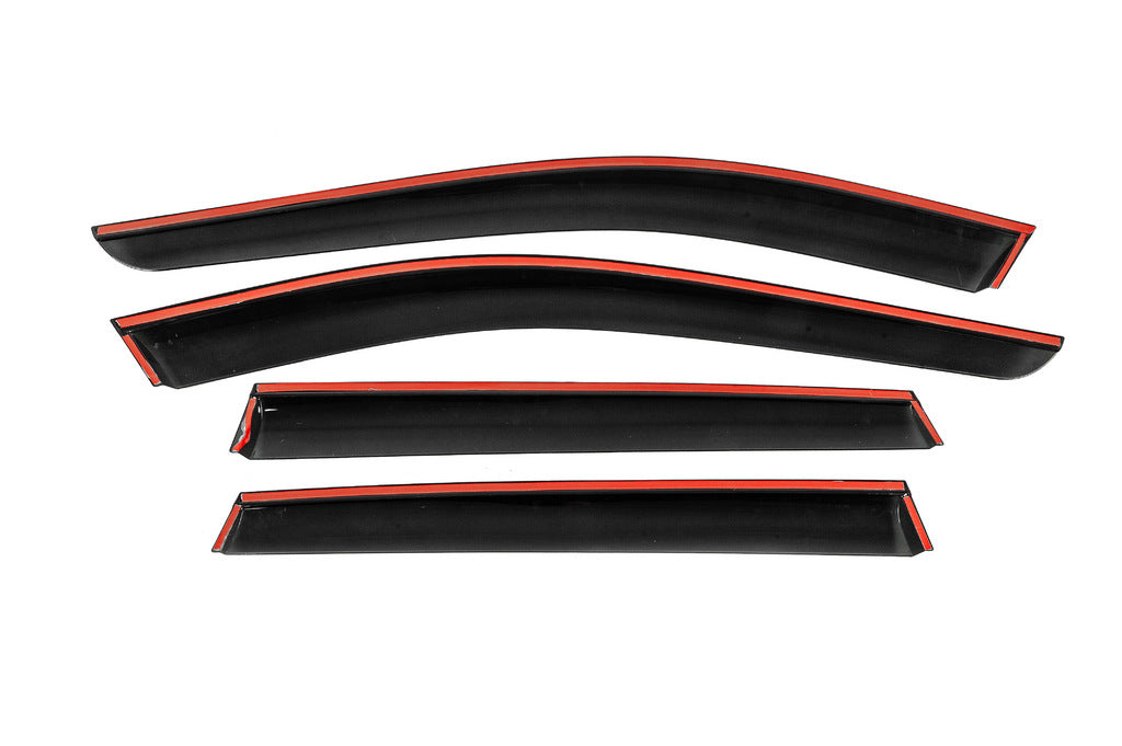 Window Deflectors with Chrome Trim Niken Luxury (4 pcs) for Mazda CX-50 2022- - image 3