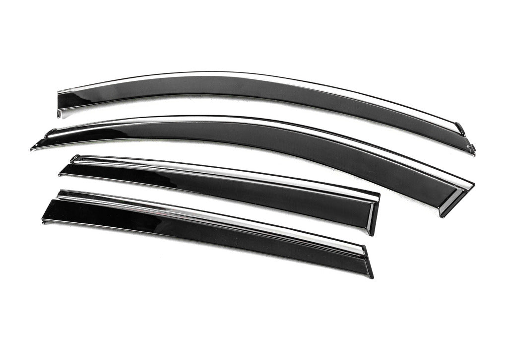 Window Deflectors with Chrome Trim Niken Luxury (4 pcs) for Mazda CX-5 2017- - image 2