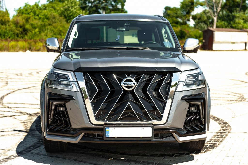 Body Kit Set (Black Hawk Edition) for Nissan Patrol Y62 2010-2024 - image 5