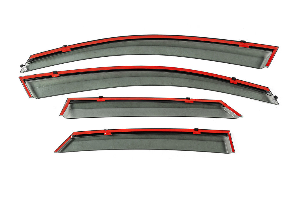 Window Deflectors with Chrome Trim Niken Luxury (4 pcs) for Mazda CX-30 2019- - image 3
