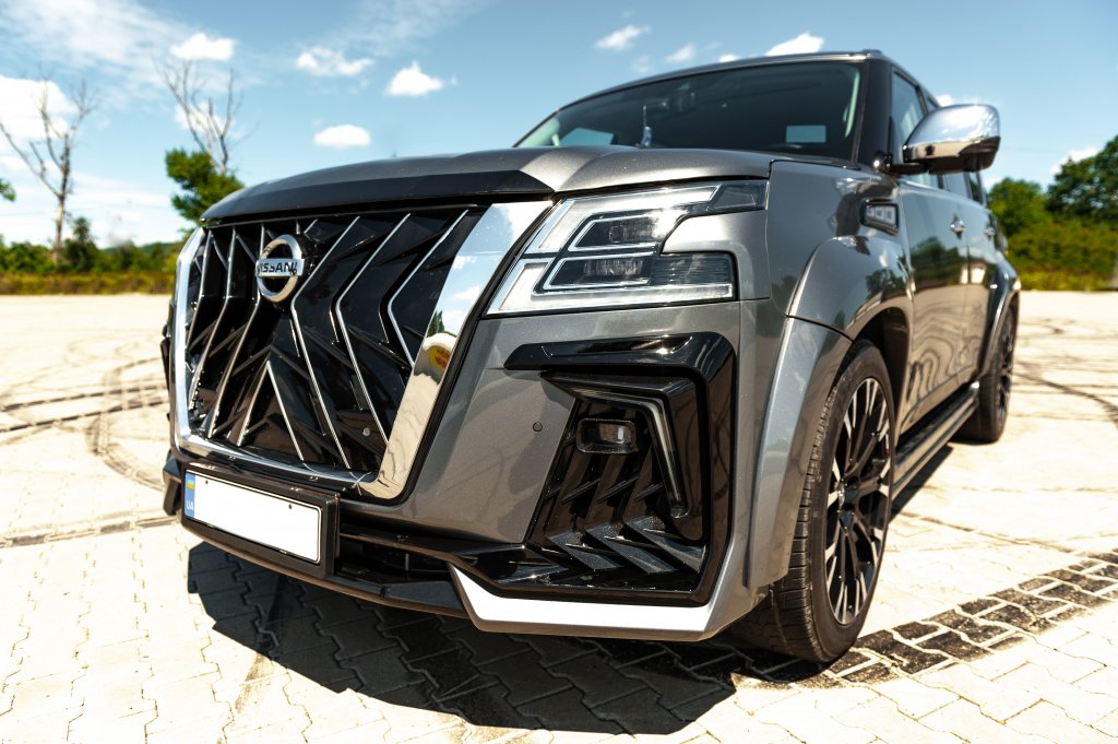 Body Kit Set (Black Hawk Edition) for Nissan Armada 2016-2024 - image 20