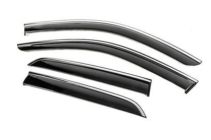 Window Deflectors with Chrome Trim Niken Luxury (4 pcs) for Mercedes GLE/ML сlass W166 2011-2018 - image 3