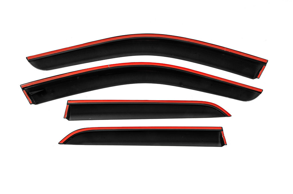 Window Deflectors with Chrome Trim Niken Luxury (4 pcs) for Mercedes GLE/ML сlass W166 2011-2018 - image 4