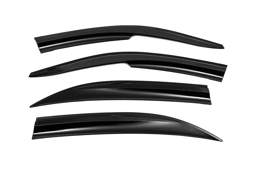 Window Deflectors (4 pcs, Sunplex Sport) for Honda Civic Sedan VII 2001-2006 - image 4
