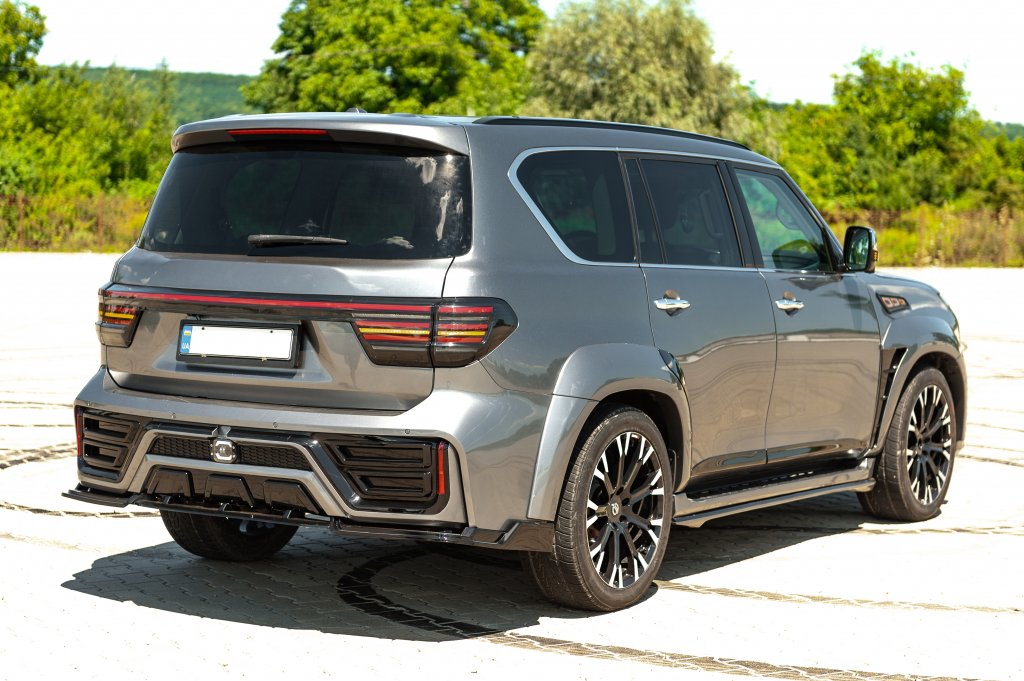 Body Kit (Black Hawk Edition) for Nissan Armada 2016-2024 - image 24