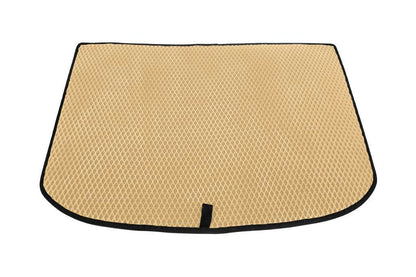 Trunk mat (EVA, Beige) for Kia Soul II 2013-2018 - Reelken Auto