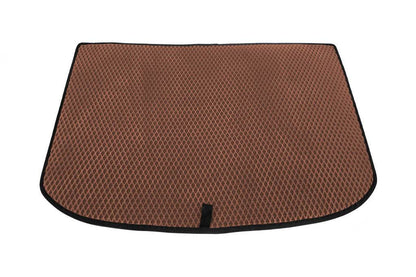 Trunk mat (EVA, Brown) for Kia Soul II 2013-2018 - Reelken Auto