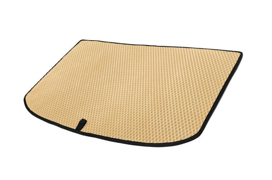 Trunk mat (EVA, Beige) for Kia Soul II 2013-2018 - Reelken Auto