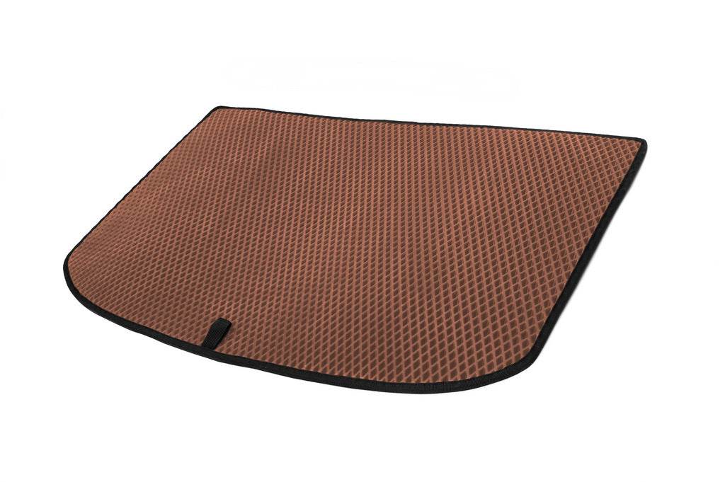Trunk mat (EVA, Brown) for Kia Soul II 2013-2018 - Reelken Auto