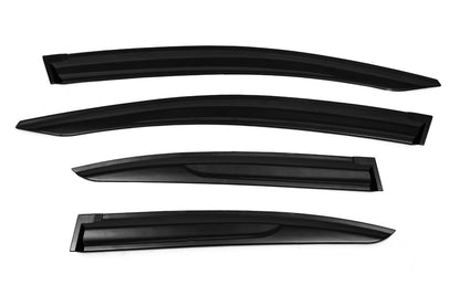 Window Deflectors (4 pcs, Sunplex Sport) for Honda Civic Sedan IX 2011-2016 - image 5