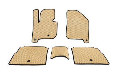 Polyurethane mats EV (EVA, beige) for Kia Soul II 2013-2018 - Reelken Auto