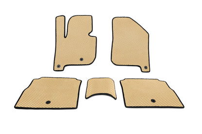 Polyurethane Floor Mats EV (EVA, Beige) for Kia Soul II 2013-2018 - image 1