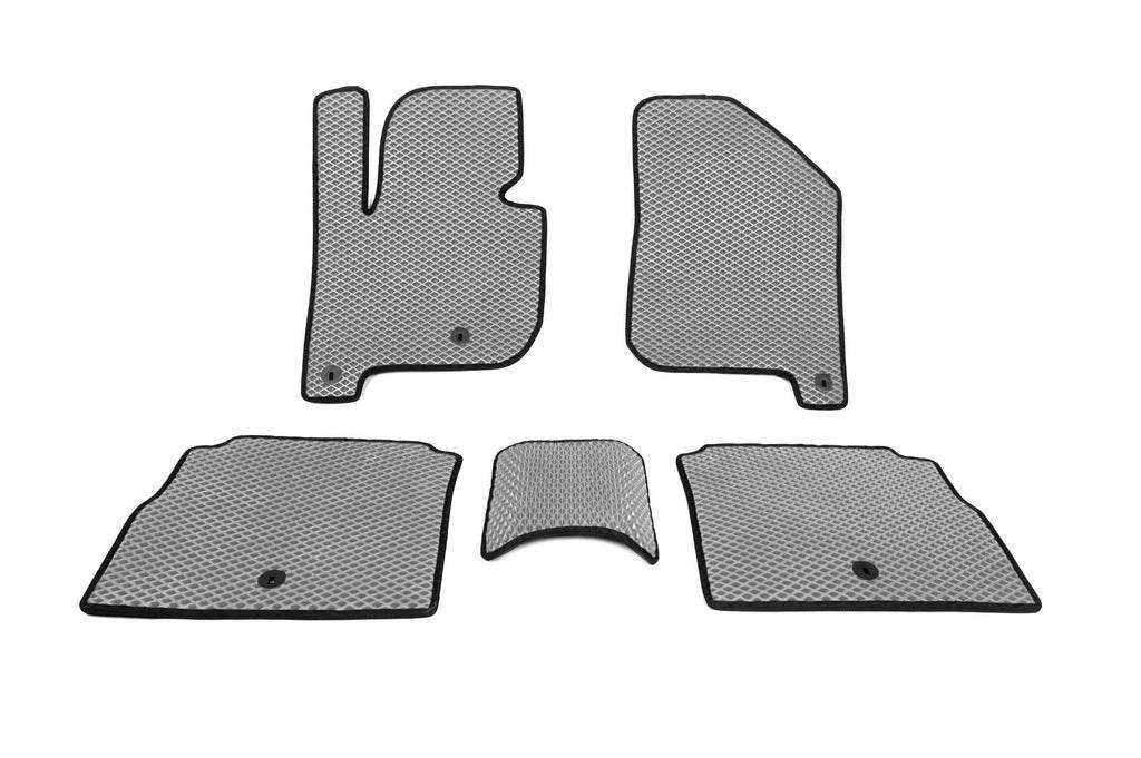 Polyurethane mats EV (EVA, gray) for Kia Soul II 2013-2018 - Reelken Auto