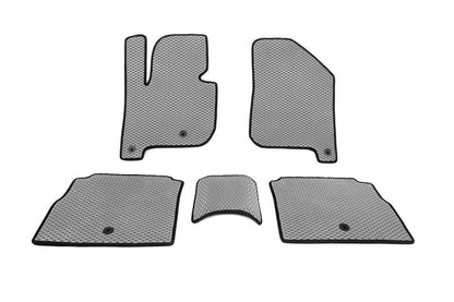 Polyurethane mats EV (EVA, gray) for Kia Soul II 2013-2018 - Reelken Auto