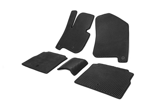 Polyurethane Floor Mats EV (EVA, Black) for Kia Soul II 2013-2018 - image 1