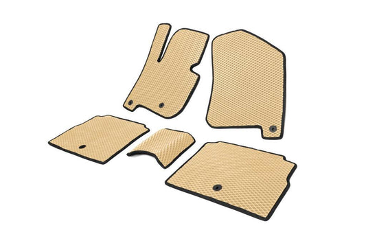 Polyurethane mats EV (EVA, beige) for Kia Soul II 2013-2018 - Reelken Auto