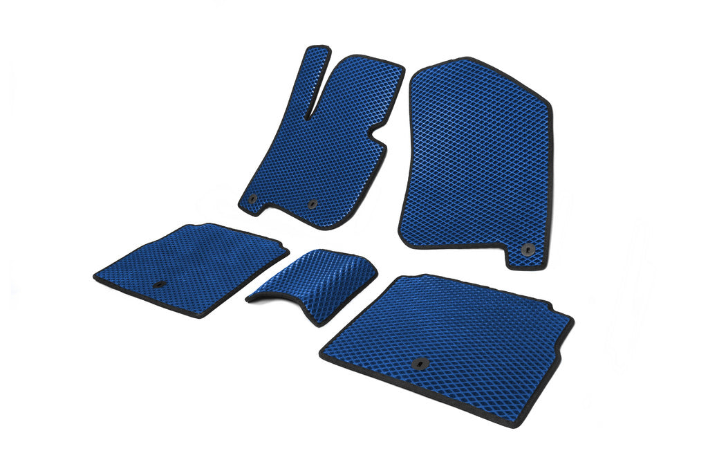 Polyurethane EVA Car Floor Mats (Blue) for Kia Soul II 2013-2018 - image 2