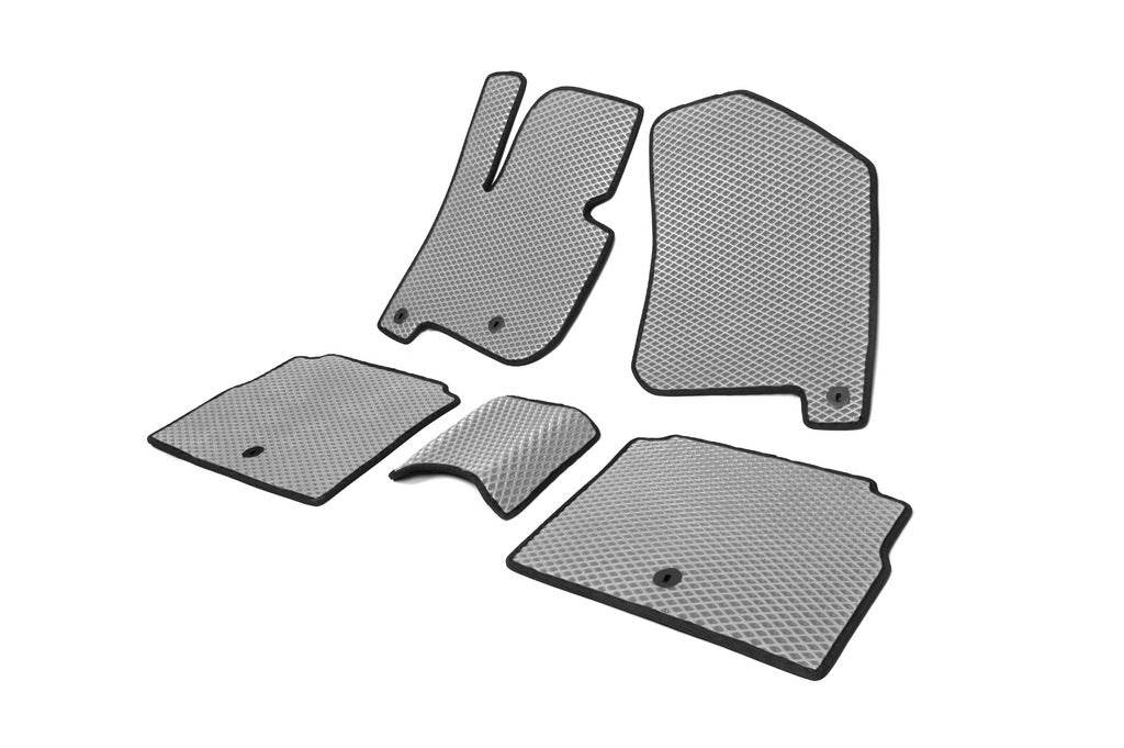 Polyurethane mats EV (EVA, gray) for Kia Soul II 2013-2018 - Reelken Auto