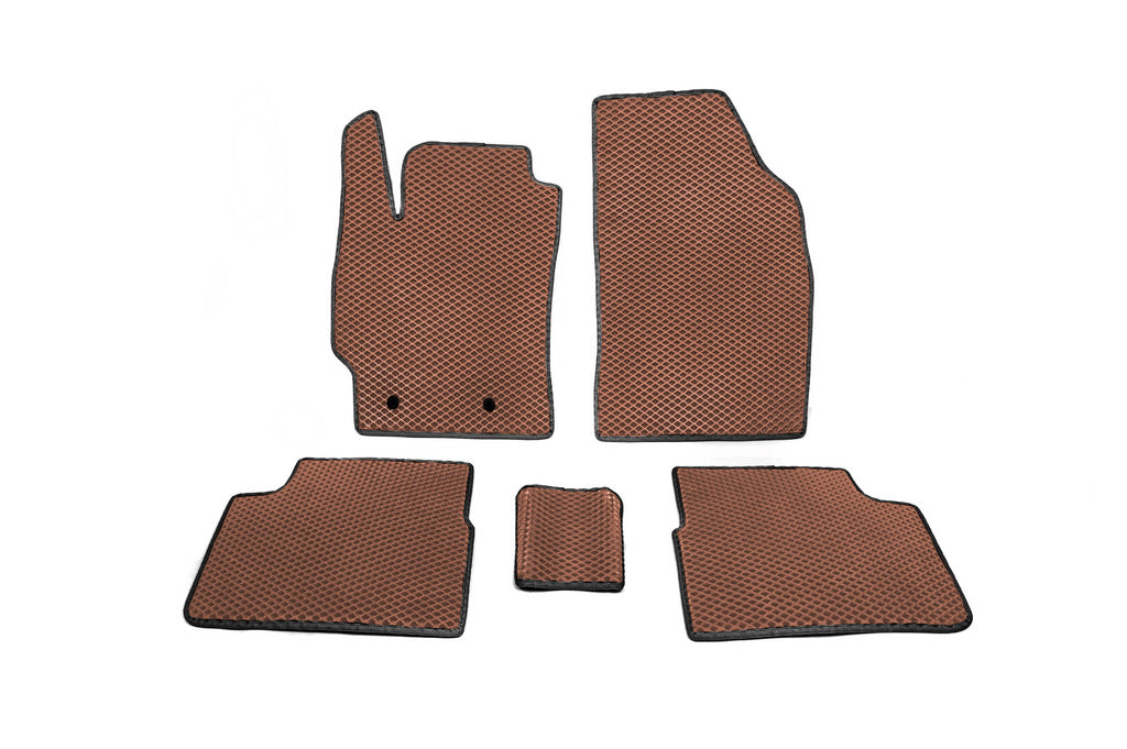 EVA Floor Mats (Brown) for Toyota Corolla 2007-2013 - image 1