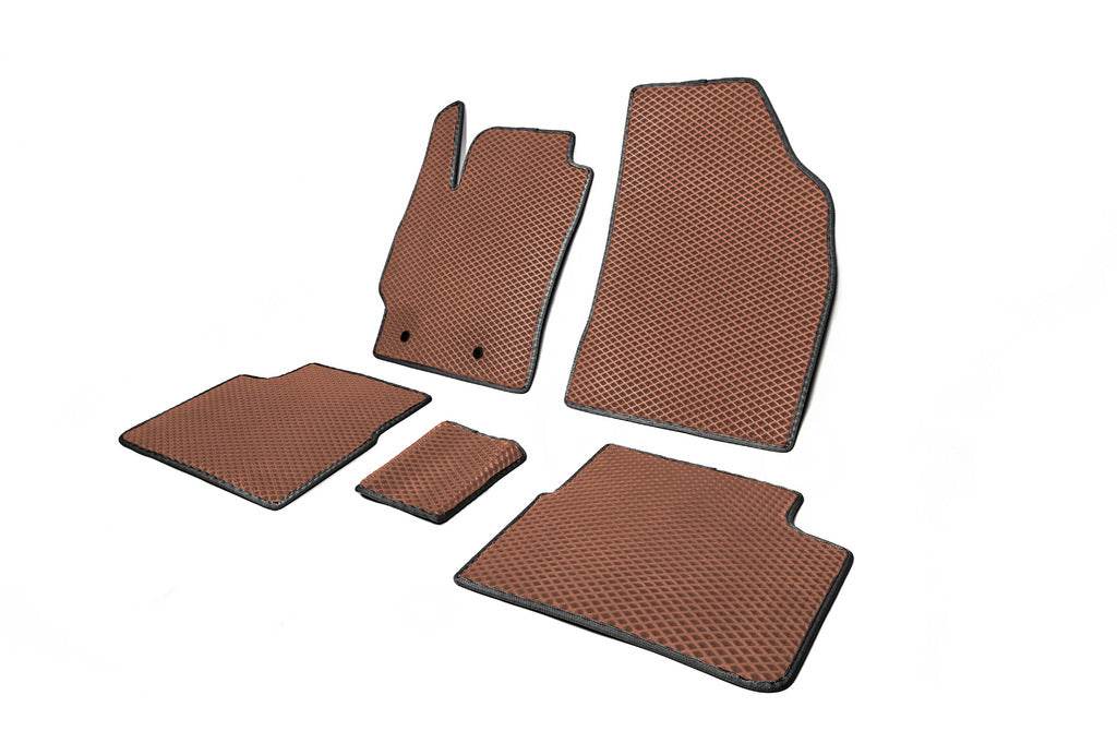 EVA mats (Brown) for Toyota Corolla 2007-2013 - Reelken Auto