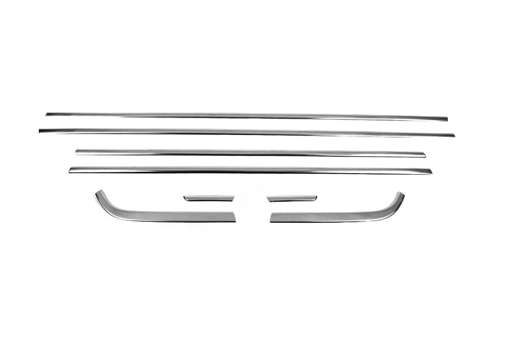 Lower glass moldings (8 pcs., stainless steel) for Hyundai Bayon - image 2