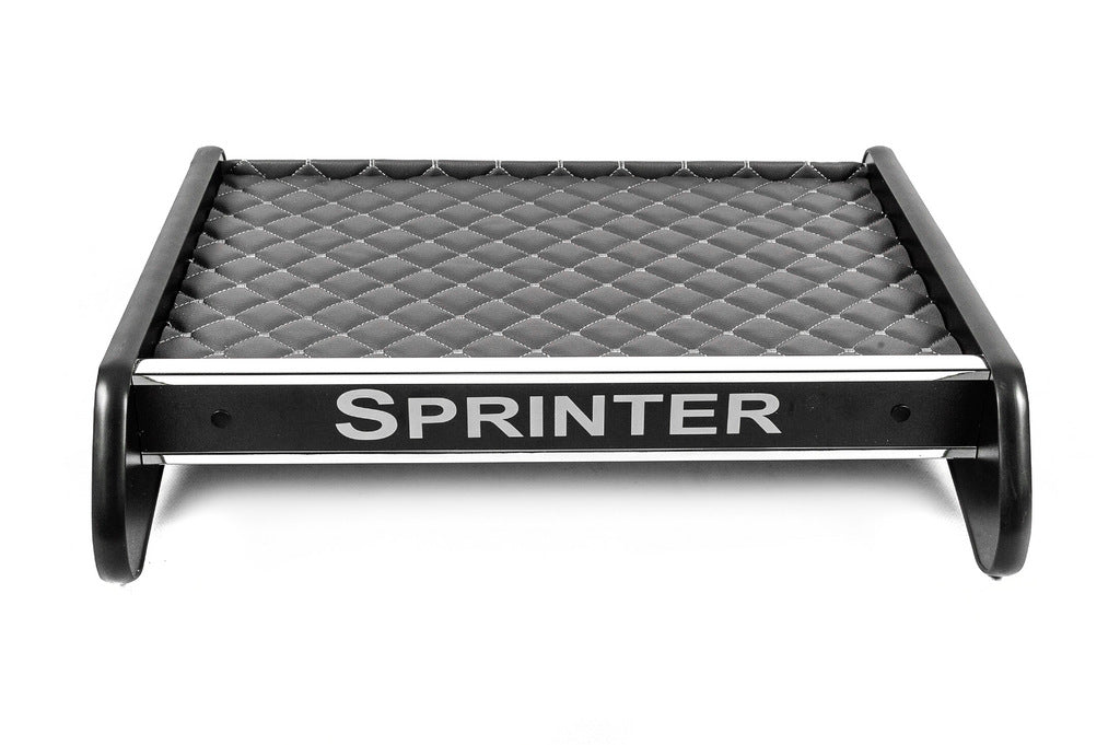 Dashboard shelf (Gray, gray stitching) for Mercedes Sprinter W907/W910 2018- - image 3