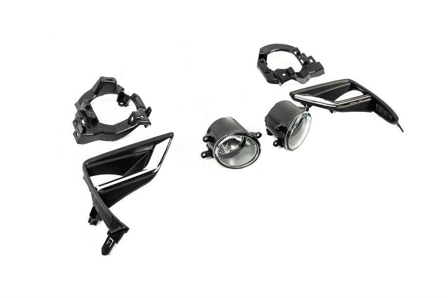 Fog lights 2017-2021 (2 pcs, halogen) for Toyota Land Cruiser Prado 150 - Reelken Auto