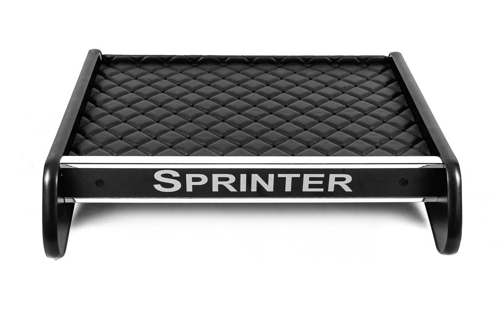 Dashboard Shelf (Black with Black Stitching) for Mercedes Sprinter W907/W910 2018- - image 2