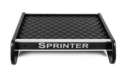 Dashboard Shelf (Black with Black Stitching) for Mercedes Sprinter W907/W910 2018- - image 2