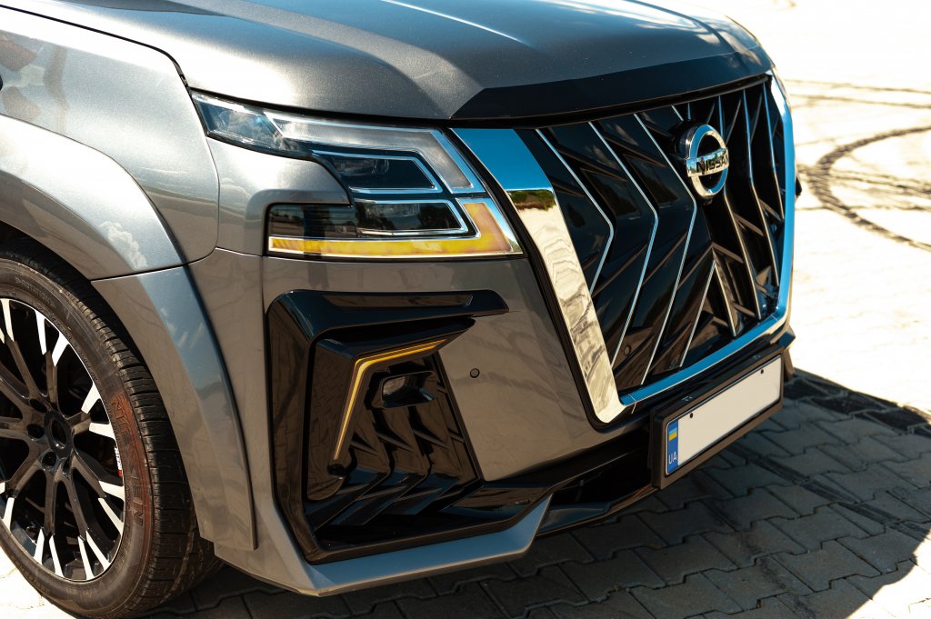 Body Kit Set (Black Hawk Edition) for Nissan Armada 2016-2024 - image 33