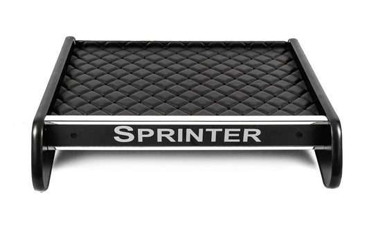 Dashboard Shelf (Black with Black Stitching) for Mercedes Sprinter W907/W910 2018- - image 2